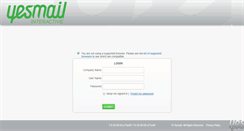 Desktop Screenshot of enterprise7.yesmail.com